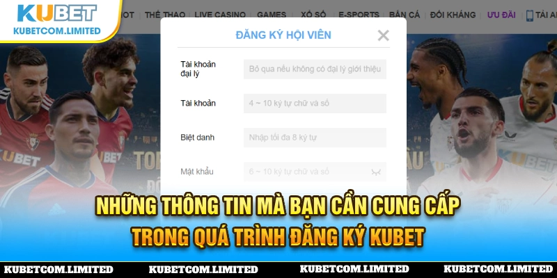 Đăng ký KUBET đơn giản và thao tác dễ dàng